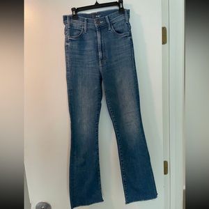 Mother The Hustler Ankle Fray jeans